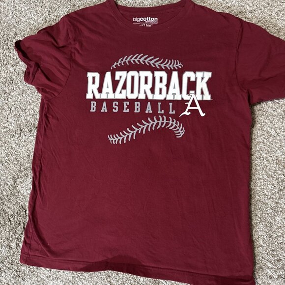 ARKANSAS RAZORBACKS BASEBALL T-SHIRT MENS MEDIUM SHORT SLEEVE - Picture 1 of 4
